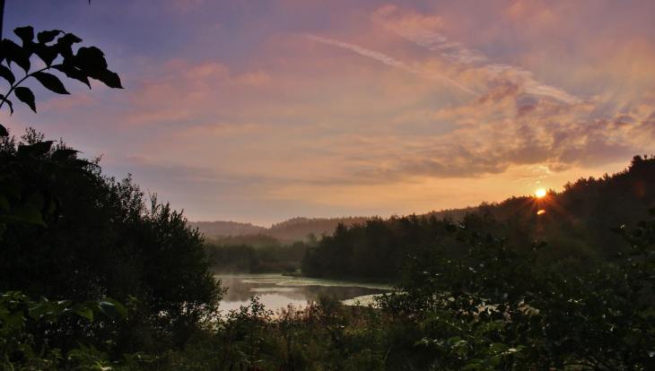 Lower Lake at Dawn by Carey Beor. September 2014.