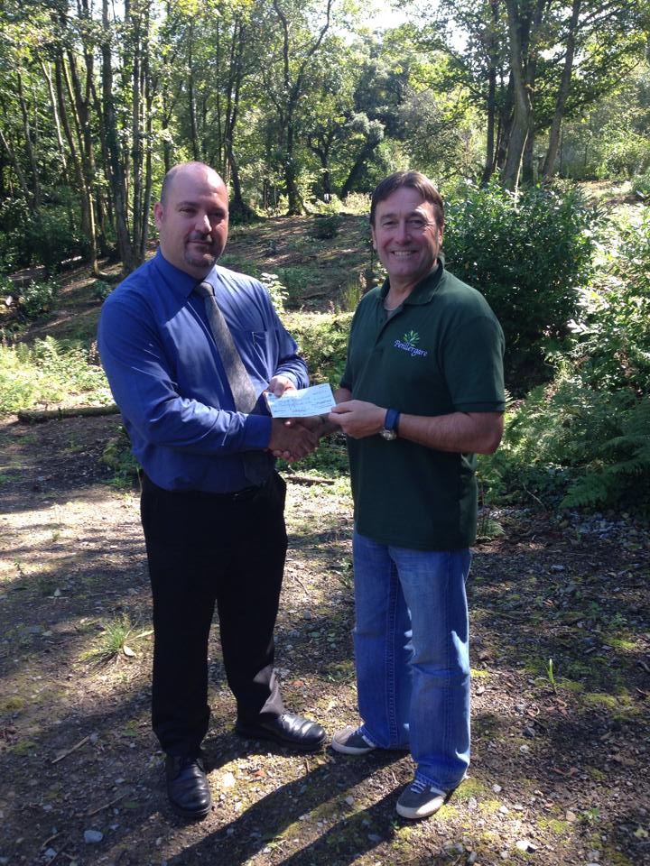 Paul Baker and local area Moto General Manager (Sept 2014)